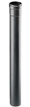 AFLEX Tubo Nero Per Stufa A Legna Tubo In Lamiera Di Acciaio Resistente Spessore 2 Mm Canna Fumaria (120x250 mm)