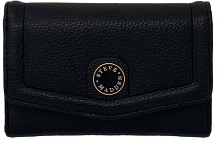 Steve Madden Damen Bbrett Trifold Wallet (Schwarz), Schwarz