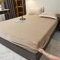 JIALIANG Flanell bettlaken Flauschige spannbettlaken 200x220cm+30cm Warme Cashmere Touch Kuschelig Flauschig Flanell Spannbetttuch für Matratze Hohe für bis 30 cm Kamel