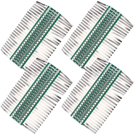 Geieold 100Pcs 3A Protection Board for 1S 3.7V 18650 Li-Ion Lithium Battery