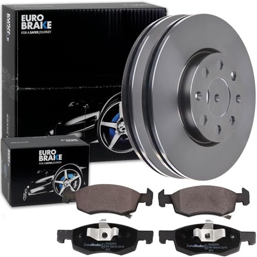 EuroBrake 2 Bremsscheiben 257mm + Beläge vorne passend für Corsa E 2014-2019