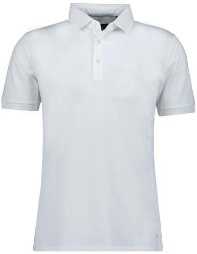 RAGMAN Herren Mercerisiertes Poloshirt Uni Weiss-006, XL