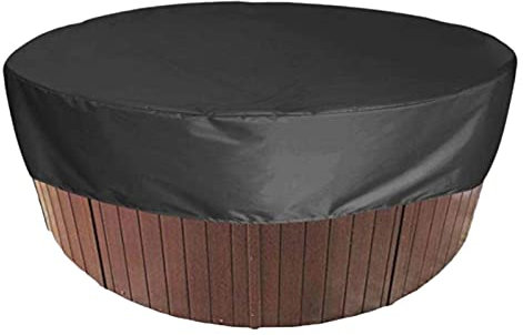 Bâche de piscine pour chien - Ronde - Pour piscines familiales - Imperméable - Pliable - Résistant aux UV