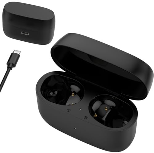 Charging Case for Jabra Elite 4 Active BT Wireless Earbuds,Earbuds Replacement Charger Case Headset Charging Compartment Storage and Charging Case (Earbuds not Included)