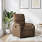Cozynest Relaxsessel Fernsehsessel Liegesessel für Wohnzimmer, Ruhesessel Polstersessel, Stoff Relaxsessel Braun Stoff