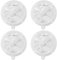 Hwtcjx 4 Stück Nylon Sieb Fein, Küchensieb, Weinfilter, Likörfilter, 13.8 cm Lebensmittel Feines Sieb, Siebfilter, Kunststoff Feinmaschiger Filter für die Filterung von Wein, Milch, Saft (300 Mesh)