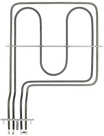 ensipart Oberhitze mit Grillfunktion für Backofen kompatibel mit Amica 8049290 Heizelement oben mit Grill Oberhitze 2900W
