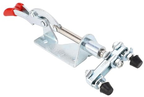 Kniehebelklemme, Doppelkopf, 45 Kg, Klemmkraft, 30 Mm Hub, M4X25-Schraube, Schnellspanner, Push-Pull-Klemme für Werkstätten und Garagen