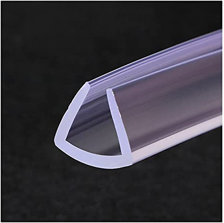 WUPNGS Cinta Aislante de Corrientes de Aire Sello de Goma con Borde de Canal de Goma en U de 5/10M, for el Borde de la Mesa de oficina/24 mm * 23 mm/Longitud: 10 m(24mm*23mm,Length:10M)