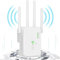 2024 Nouveau Répéteur WiFi, Repeteur WiFi Puissant 1200Mbps, Amplificateur WiFi sans Fil Double Bande 5GHz & 2.4GHz avec WPS, WiFi Extender Port Gigabit, Compatible avec Tous Les Routeurs