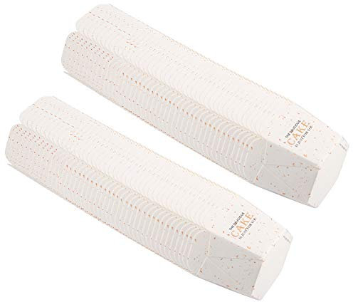 Akozon Pirottini Quadrati da 100 Pezzi per Matrimoni, Feste e Negozi di Dessert - Fodere di Carta per Muffin Ad Alta Temperatura per Dolci Domestici - Vassoi di Carta per Torte e