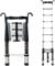 CWLPSL 8 m/ 7 m/ 6 m/ 5 m/ 4 m/ 10 FT/ 2 m/ 1 m Teleskopleiter mit abnehmbarem Haken, Aluminium-Teleskop-Verlängerungsleitern für Wohnmobil/Dachzelt/Dachboden/Außenarbeiten, Tragfähigkeit 150 kg