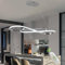 Zeistry Lámpara Colgante LED Moderna L100cm Lampara Colgante isla Cocina Regulable con Control Remoto, Lampara Comedor Diseño Lineal, Iluminación Colgante Oficina Regulable de Oficina