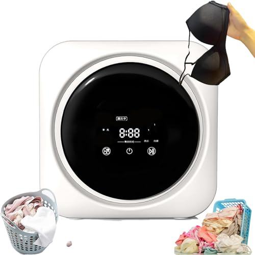 HEIHEIZI Mini Washing Machine, Portable Washer and Dryer Combo, 2 in 1 Washing Machine for Underwear and Socks Washing, for Apartments, Camping, Travel - 220V /110V,Wall Mount