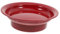 Frutero de plástico rojo para aperitivos y para uso en fiestas en casa, cesta de frutas decorativa ligera para encimera de cocina