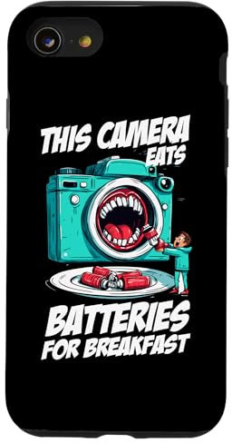 THIS CAMERA EATS BATTERIES FOR BREAKFAST Case for iPhone SE (2020) / 7 / 8