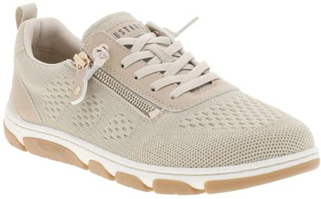MUSTANG Damen Sneaker Mesh unifarben Reißverschluss 26M0582002