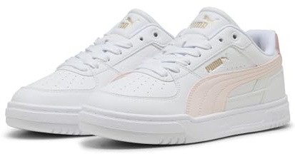 PUMA Jugendliche Caven III Sneakers 38.5, White Jasmine Flower Rosy Outlook Pink
