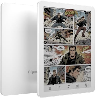 Bigme B6 6-inch Color ePaper Reader with Android 14OS,4+64GB (White)