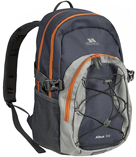 Trespass Albus 30 Liter Casual Rucksack/Backpack (One Size) (Flint)