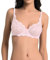 Femme Soutien-Gorge en Dentelles avec Armatures Féminin sans Rembourré, Soutien-Gorge de Tous Les Jours Femme Sexy Push-Up Rose Clair 95D