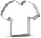 9.7 cm Sport T Shirt Cookie Cutter - Stainless Steel