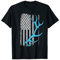Elchjäger - Vintage USA Fahnenschuppen Geweih T-Shirt