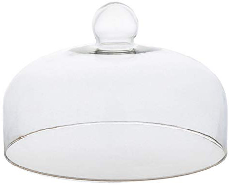 Yardwe Tortenhaube Kuchenhaube Kuchen Glashaube Kuchenglocke Fliegenhaube Torten Glasglocke Abdeckhaube Lebensmittel Abdeckung Kuchenplatte Haube für Zuhause Picknick