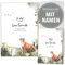 OLGS U-Heft und Impfpasshülle Set | Fuchs Nebel Untersuchungsheft- 3-teilig & Impfpass Hülle personalisiertes Geschenk Baby | Babygeschenke zur Geburt - Uhefthülle, Impfpasshülle personalisiert