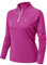 YSENTO Damen Sportshirt Langarm Laufshirt Atmungsaktiv Leichte Baselayer Sweatshirts T-Shirt für Training Fitness Yoga Gym(Dunkles Rosenrot,XS)