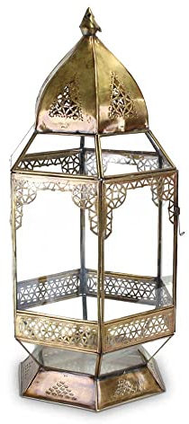 Marokkanische Laterne Gold Large Nila | Safaary
