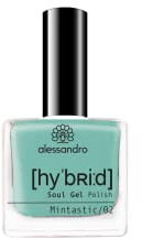 alessandro HYBRID Lack Mintastic - strahlender Mint Ton - In nur 3 Schritten - perfekte Nägel ohne LED -bis zu 10 Tagen halt! 8 ml