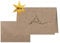 SIGEL DS071 Weihnachts-Karten Set mit Umschlag, A6 quer, Kraftpapier, 10 Stück Christmas tree, ideal zum Bedrucken, aus nachhaltigem Papier