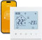 Beok Thermostat Heizung Smart Programmierbarer Elektrischer Heizthermostat WiFi Raumthermostat Fußbodenheizung Temperaturregler 230v Mit Fühler Kompatibel Alexa 16A TDR89W-WIFI-EP Weiß