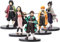 5 Stück Demon Slayer Q-Version Kimetsu No Yaiba Figuren Handgemachte Kamado Tanjiro Anime Sammelfigur Spielzeug für Anime-Fans, 16 cm