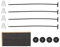 Kit de Fixation Spal pour Ventilateur de Refroidissement Électrique - Accessoires d'Électronique de Véhicule