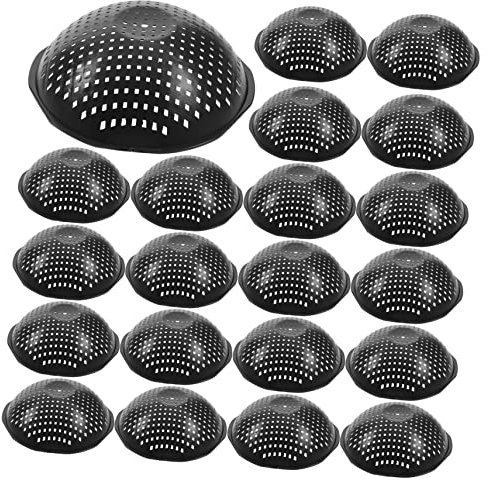 SEWOART 50pcs Flower Pot Hole Mesh Pads Plastic Drainage for Planters Prevent Soil Leakage Enhance Airflow for Various Flower Pots