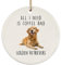 Weihnachtsbaumschmuck 7.3 cm, Golden Retriever Liegt Lustig Runde Keramik Ornament Elegant Christbaumschmuck Anhänger Premium Weihnachtsschmuck Für Neujahr Geschenk Party Weihnachten