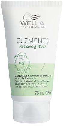 Wella Professionals Elements Renewing Mask – reparierende Haarmaske für trockenes und kaputtes Haar – Haarkur mit Antioxidantien und Olivenessenz für Glanz und Geschmeidigkeit – 75 ml