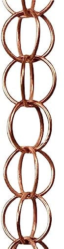 Yuemsh Catena Antipioggia in lamiera di Acciaio, Regalo da Giardino per Mamma, grondaie, Cattura per Tubo con Adattatore, Tazze a Fiori Spessi C