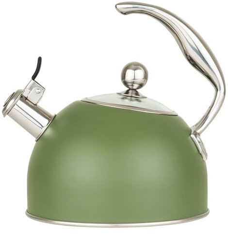 Viking Bollitore da tè a fischio in acciaio inox, verde cipresso 40018-9339CGRNC