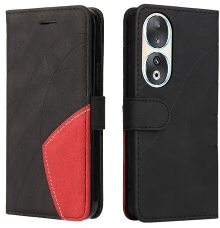 Wuhaizher Honor X7B/Honor 90 Smart Case Géométrique, Antichoc, Etui Portefeuille PU Cuir avec Fentes pour Cartes Support Pliable Magnétique Anti-Rayures Flip Cover pour Honor X7B/Honor 90 Smart Phone