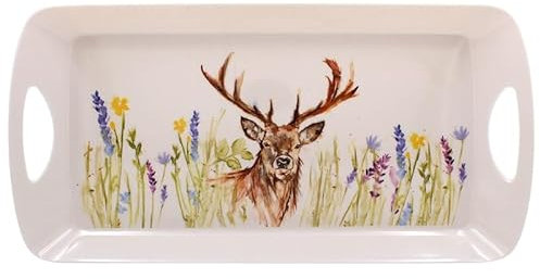 Lesser & Pavey British Designed Serving Tray | Dinner Tray For Multiple Uses Around The Home | Trays For Food Serving Or Drinks Serving | Stag Medium Serving Tray - Jennifer Rose Gallery