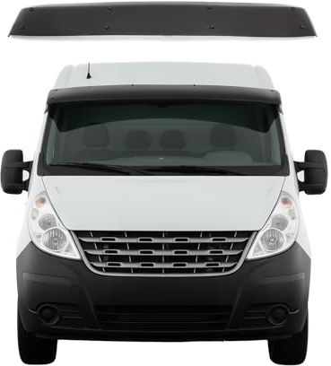 OMAC Sonnenblende äußeren Außensonnenblende kompatibel mit VW Crafter 2017-2024 Schwarz
