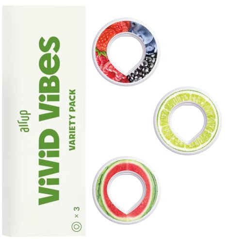 air up® 3 Pods Vivid Vibes | Tasting Set of pods in 3 different flavours | Flavour Pods for 15 litres of sugar-free Water Flavour: Watermelon, Lime & Wild Berry | For original air up® bottles