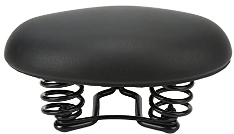 Nasenloser Fahrradsattel, 22 x 14cm Stoßdämpfender E Bike Sattel für Damen und Herren, Weicher Mountainbike Sitz als Ersatz Fahrradzubehör