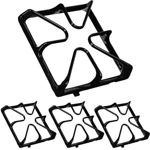 WB31K10034 Cast Iron 4 Burner Grate, Stove Grates Replacement for GE Gas Range Oven Stove Top Surface Grate
