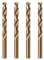 Misuyue M42 Foret Cobalt Metal 6.5mm, 4pcs HSS Forets Carbure Meche Metal Hélicoïdal Professional pour Inox Alliage Titane Cuivre Fer