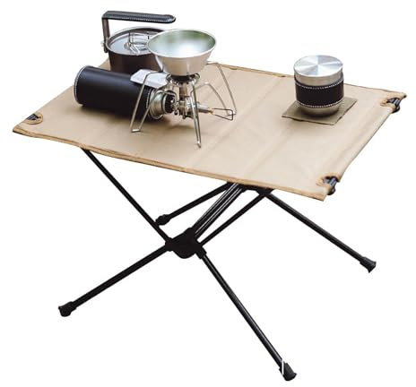 Mesa de picnic plegable, mesa de camping portátil de aleación de aluminio – Mesa plegable resistente para exteriores con bolsa de transporte para, playa, barbacoa, viajes, terraza, picnic