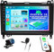 OiLiehu 4+64G Android 13 2 DIN Carplay Android Auto Radio para Mercedes Benz Sprinter B200 W906 W639 Clase AB W169 W245 2008-2011 Pantalla Radio Coche 9 Pulgadas Bluetooth FM RDS GPS WiFi SWC